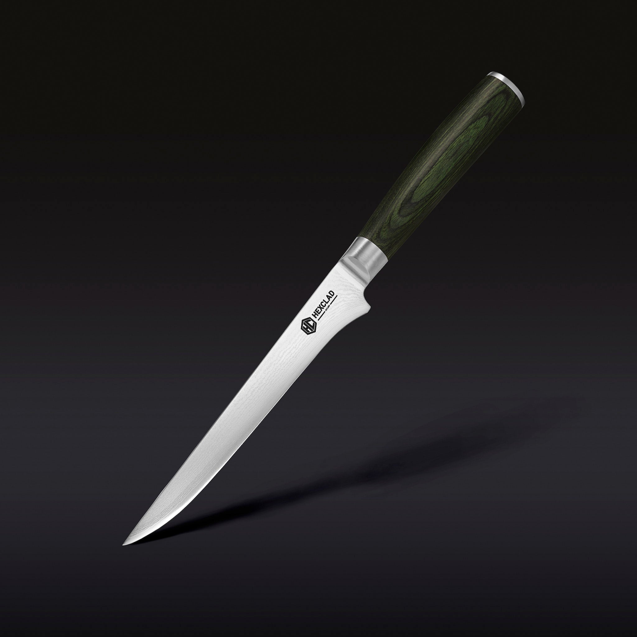 Damascus Steel Boning & Fillet Knife, 6"